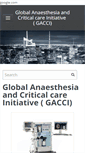 Mobile Screenshot of anaesthesiaworld.com